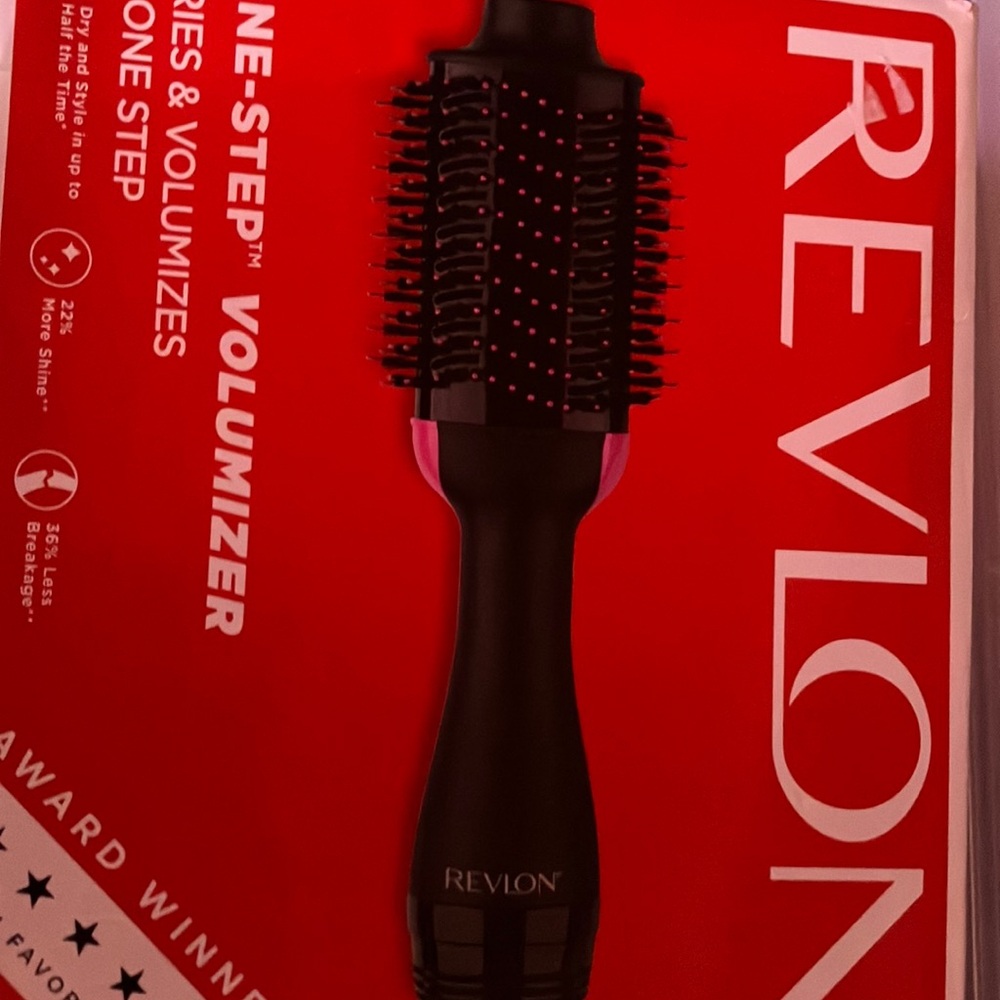 Revlon Black and Red Volumizer Brush